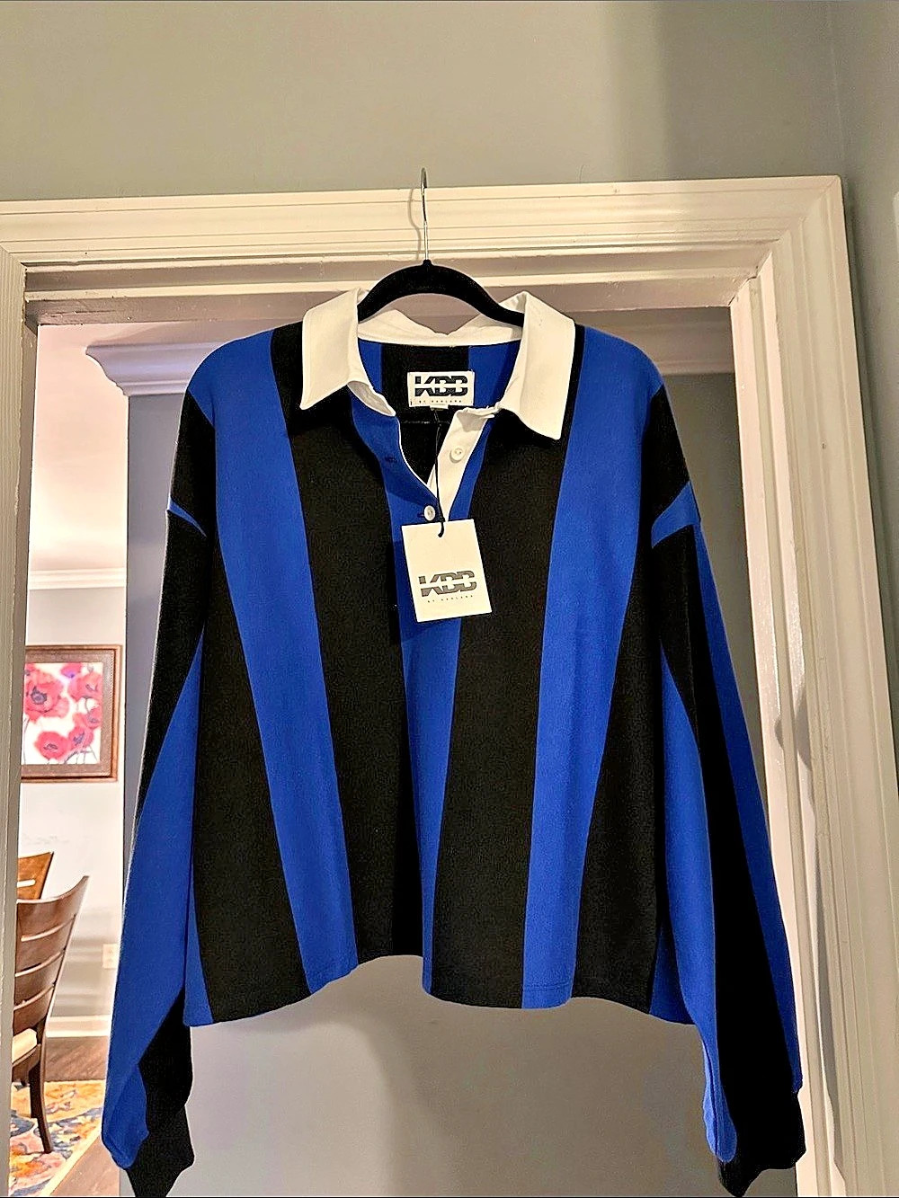 KBB by Kahlana  Color Block Crop Rugby 1X NWT 🥰🥰